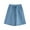 Haze Blue, variant on FLMEI Womens Cotton Shorts Drawstring Casual Shorts Summer Wide Leg Shorts with Pockets for Women's M-8XL