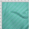 thumbnail image 4 of oneOone Rayon Blue Fabric Asian Block Fabric For Sewing Printed Craft Fabric By The Yard 56 Inch Wide, 4 of 4