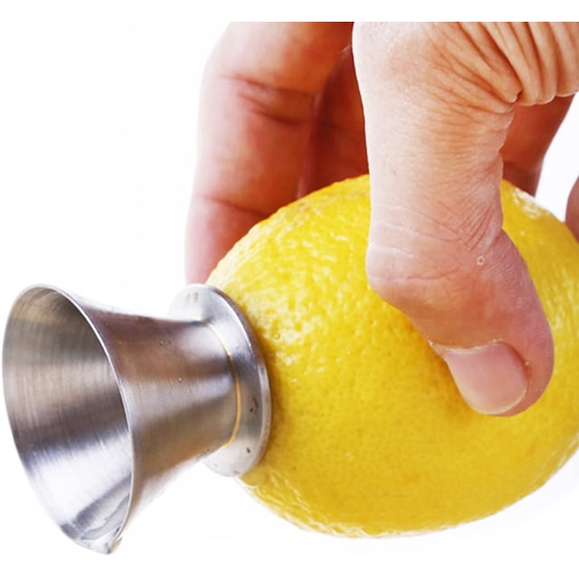 Best Utensils Stainless Steel Manual Lemon Juicer Squeezer Reamer Hand Juicer and Lemon Pourer