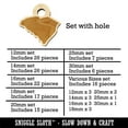 thumbnail image 2 of South Carolina State Silhouette Wood Mini Charms Shapes DIY Craft Jewelry - With Hole - 20mm (15pcs), 2 of 7