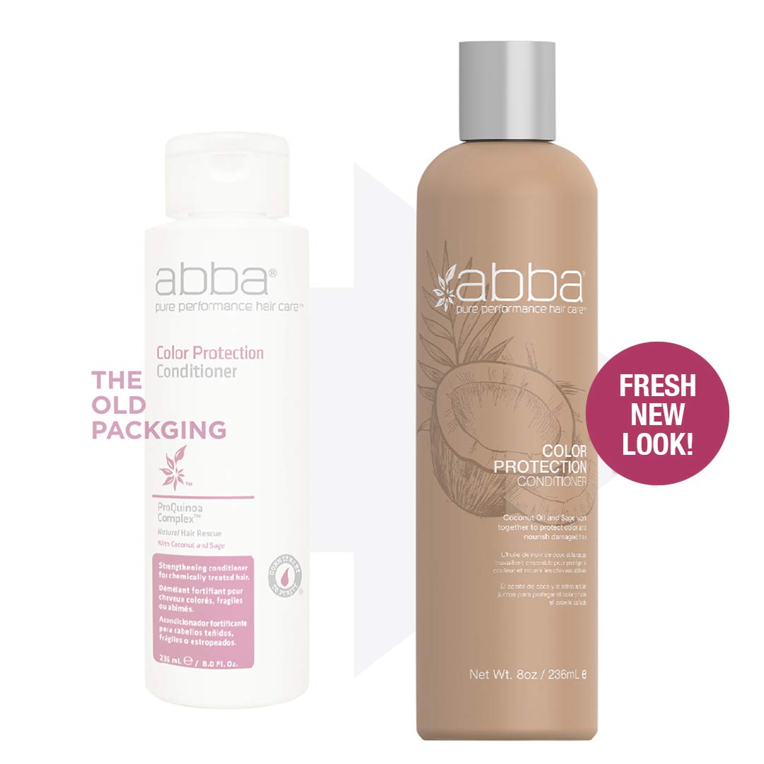 ABBA by ABBA Pure & Natural Hair Care - COLOR PROTECTION CONDITIONER 8 OZ - UNISEX - image 2 of 3
