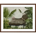 thumbnail image 2 of Art.com Leopard Chaise Longue Art Print by Fab Funky, Brown Frame Wall Art, 29" x 23", 2 of 5
