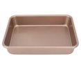 thumbnail image 1 of Carbon Steel Non-Stick Rectangular Baking Tray, Multifunctional Portable Baking Tray for Home, Restaurant, Large Rectangular Size, 1 of 4