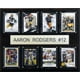 C & I Collectables 1215RODGERS8C NFL Aaron Rodgers Green Bay Packers 8 Plaque de Carte – image 2 sur 3