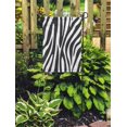 thumbnail image 2 of JSDART Simple Zebra Pattern Beast Beautiful Billboard Black Collection Diner Garden Flag Decorative Flag House Banner 28x40 inch, 2 of 2
