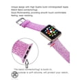 thumbnail image 4 of Luxtrada compatible for Apple Watch 38mm 40mm replacement bands Women Glitter Iwatch Series8/7/6/5/4/3/2/1 Apple Watch SE Silicone Strap "Pink", 4 of 11