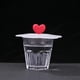 thumbnail image 2 of Tapa Silicona Respetuosa Con El Ambiente Al Y Sellada Con Forma Ciruelo Tapa Al Calor Respetuosa Con El Ambiente Con Forma Ciruelo (flor Ciruelo Transparente Pegamento Rojo Corazón Amor), 2 of 7