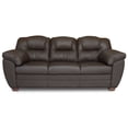 thumbnail image 3 of Sala de Piel Genuina Sofá y Love Seat ConfortoPiel  Toscana Chocolate, 3 of 9