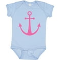 thumbnail image 3 of Inktastic Anchor Nautical Pink Girls Baby Bodysuit, 3 of 5