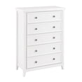 thumbnail image 6 of Tcbosik 5 Drawer Dresser for Bedroom, Modern Chest of Drawers for Living Room, Hallway, Entryway, White, 6 of 8