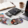 thumbnail image 5 of 7 in 1 External USB DVD Drive & Blu Ray Player USB 3.0 Type C Portable CD DVD ROM Rw Burner Writer with 3 USB Ports Sd/Tf Card Slots for Laptop Desktop Mac MacBook Windows 11/10/, 5 of 5