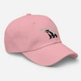 thumbnail image 2 of Honey Badger Hat Honey Badger Embroidered Hat Honey Badger Cap Honey Badger Gifts Honey Badger Dad Hat Animal Lover Hat, Honey Badger Embroidery Hat (Pink), 2 of 3