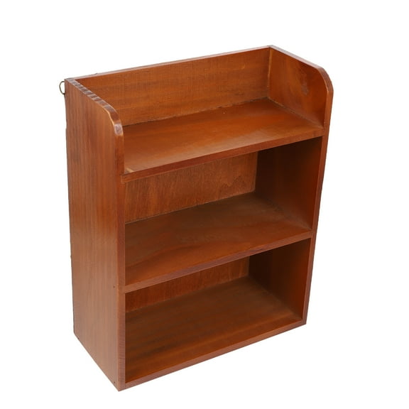 Bookcase Small Shelf That Folds Upwards Items Display Box Japanese-style Decor