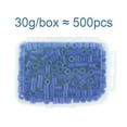 thumbnail image 5 of 1 box 1 box 5mm Melty Beads PE DIY Fuse Beads Refills for Kids Tube Medium Blue 5x5mm Hole: 3mm about 500pcs/box, 5 of 6