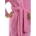 thumbnail image 3 of Bata infantil BC BARE COTTON rosa de microfibra y polar, talla pequeña, 3 of 6
