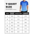 thumbnail image 2 of APTRO Men's and Big Men's Workout Shirt Athletic Core Shirt Quick Dry Moisture Wicking Short Sleeve Performance T-Shirt Grid Gradient Deep Blue,Sizes S-3XL, 2 of 7