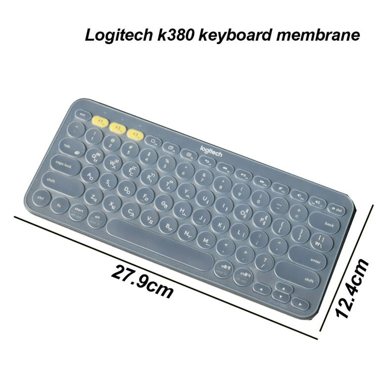 Keyboard Cover Ultra-Thin Silicone, Keyboard Cover for Logitech