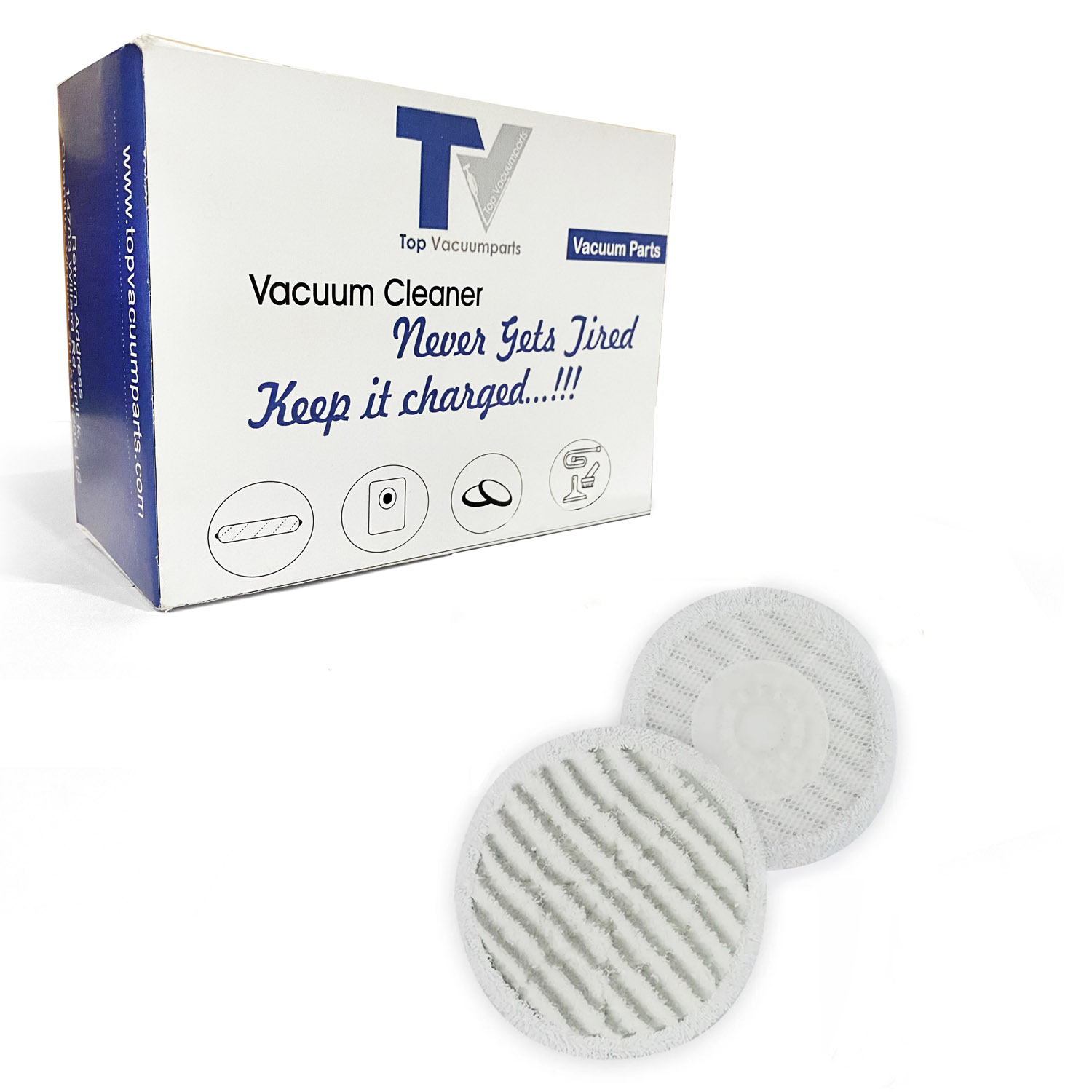 Household Steam & Scrub AllinOne Dust Steam Mop Pad Replacement Part