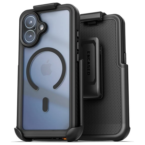 Encased Waterproof Case for iPhone 17 with Belt Clip - IP-68 Full-Body Protection with Camera Control Button and Port Covers [Military Grade] (Compatible with MagSafe)