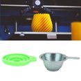 thumbnail image 3 of Funnel Filter Funnel Effectively Filter Impurities Wide Mouth Design Foldable No Residue Three Dimensional Printer Accessories, 3 of 8