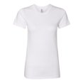 thumbnail image 1 of T-Shirt en Jersey Fin pour Femmes, TG, Blanc, 1 of 6