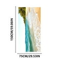 thumbnail image 3 of Summer Savings Clearance! Boovnll Beach Towels, 30x60" High Absorbent Quickly Dry Sand Free Microfiber Lightweight Beach Towel for Beach, Yoga, Gym, Pool, Beach Accessories, Beach Towels Oversized, 3 of 6
