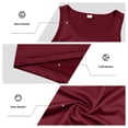 thumbnail image 6 of Men's Basic Sleeveless Tank Tops Casual Muscle Shirts Lightweight Breathable Summer Daily Wear Tops,Wine,XXXL, 6 of 8