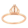 thumbnail image 3 of Fino Anillo Swarovski Corona Princess Queen Oro Rosa 14k Lam rosa Unitalla, 3 of 8
