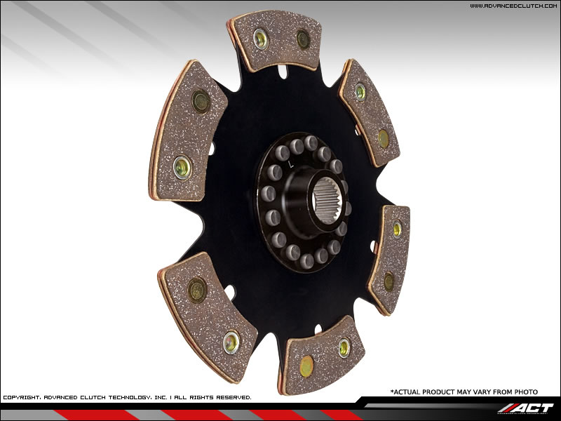 Advanced Clutch 6220010 Clutch Disc Race Single Disc; 6 Paddle Design