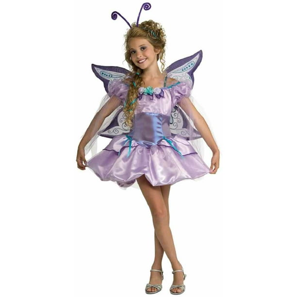 Butterfly Purple Fairy Pixie Princess Fancy Dress Halloween Tween Teen Costume Walmart Com Walmart Com