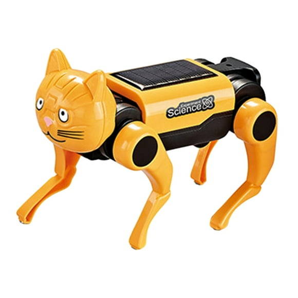 segolike Solar Electric Mechanical Dog with Replacement Cat Head Electronic Pets Robotic