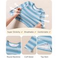 thumbnail image 3 of ZOEREA Toddler Baby Boys Clothes Outfit Long Sleeve T-Shirt and Romper Set Cute Jumpsuit Overalls Solid Color 6M-4T, 3 of 5