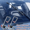 thumbnail image 2 of HUGFEGWE Windshield Wiper Arm Pressure Spring Booster,Windshield Wiper Spring Pressure Booster,Windshield Wiper Helper Springs,Car Windshield Wipers Replacement Kit,Enhance Wiper Performance (2pcs), 2 of 7