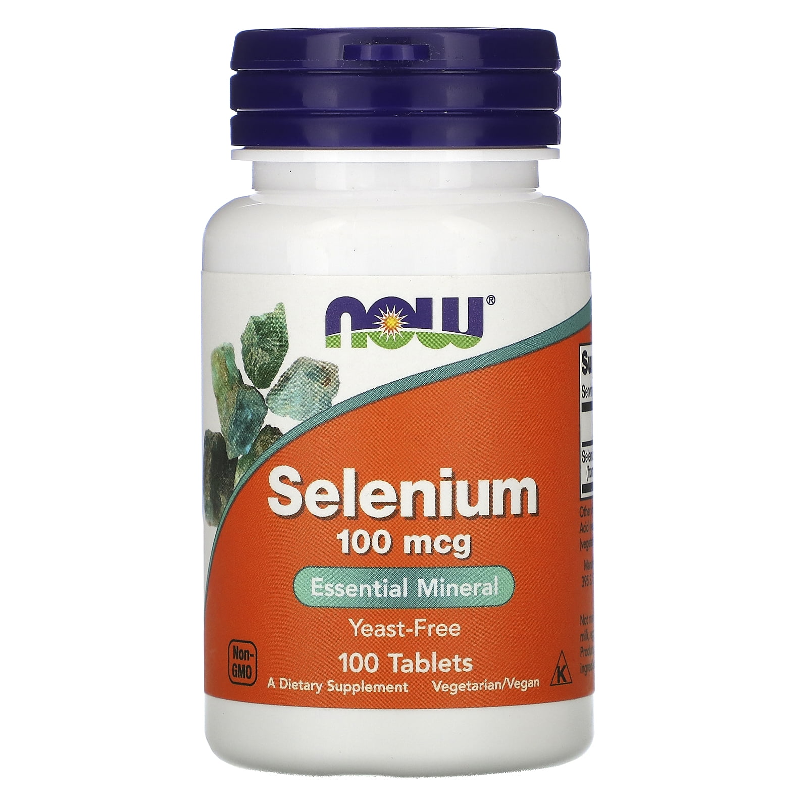 NOW Foods - Selenium Yeast Free 100 mcg. - 100 Tablets