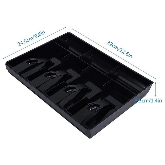 Cash Register Drawer - Tray Replacement 4 Bill/3 Coin