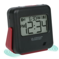 La Crosse Technology Buzz Digital Alarm clock with Vibration and Loud Sound, 617-147