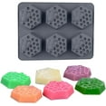 thumbnail image 3 of 2pcs Bee Design Silicone Soap Molds for Wax Melts Crafts Supplies Making, 3 of 8