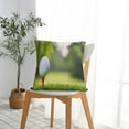 thumbnail image 5 of Fuzoiu golf ball perched on a tee Print Square Pillow Cover,Hidden Zipper Design,Luxury Square Pillow Case, Throw Pillow,Couch Cushion-24"x24", 5 of 7