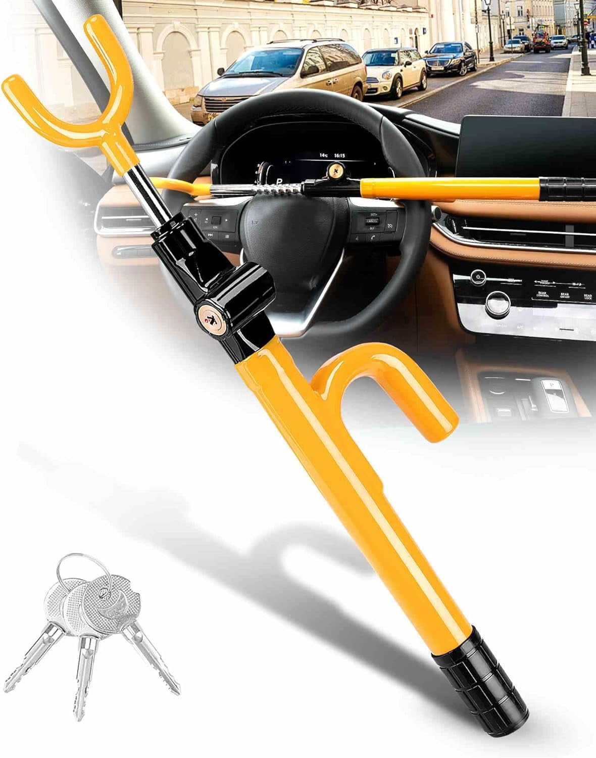 Steering Wheel Lock Anti-Theft Device Security Car Lock Anti Theft