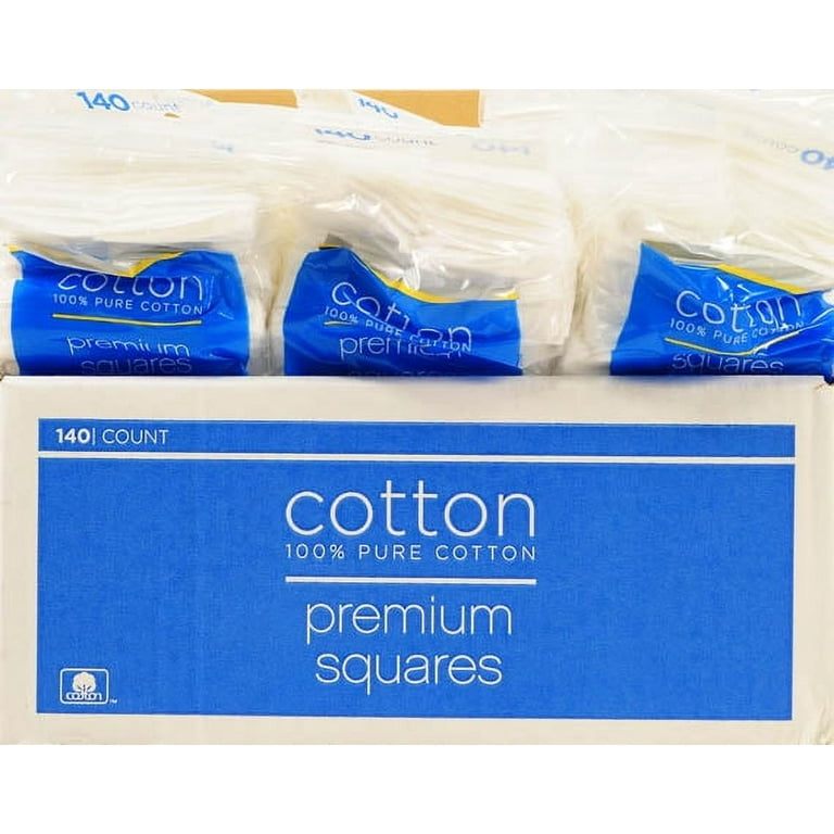 Cotton 100% Pure Cotton Squares 140 CT