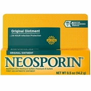 Neosporin Original First Aid Antibiotic Bacitracin Ointment,.5 Oz, 2-Pack
