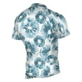 thumbnail image 2 of joogoo Tie Dye Blue Pattern Men's Cycling Jerseys Mountain Bike Short Sleeve Tops S, 2 of 7