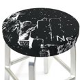 thumbnail image 3 of Naloa New York City1 Round Bar Stool Cushion Cover 12-14 inch, Fits Kitchen, Office, Restaurant Chairs - {sizeName}13 inch, 3 of 7