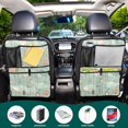 thumbnail image 5 of Car Back Seat Organizer 1 Pack Antique Nylon Fabric Thickened Waterproof Foot Mat Suitable For Various Types Of Vehicles Teapots Clocks and Keys, 5 of 7