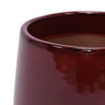 thumbnail image 5 of MAYEERTY 4 Pack Ceramic Planter Pot, Planter for Indoor Outdoor Patio, Garden, Bean Paste Red, 5 of 8