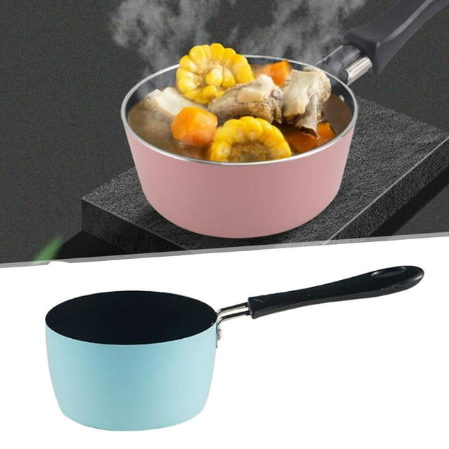 Olla para sopa de leche Macarena Cacerola de leche pequeña para estufa de camping Azul