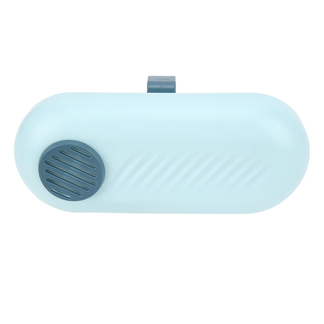 Estuche para gafas de coche con aromaterapia, purificador de aire, multifunción, antipolvo, antiarañazos, universal (azul)