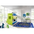 thumbnail image 2 of Tapis rectangle amusant pour enfant Moment de lecture multicolore nylon, 2 of 2