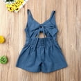 thumbnail image 1 of Combinaison Courte d'Été Sans Manches et Dos Nu pour Tout-Petits, Enfants, Bébés Filles, Barboteuse, Tenue, Vêtements, 1 of 4