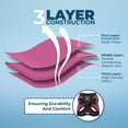 thumbnail image 4 of Arnés Best Pet Supplies, malla reflectante para todo clima, fucsia, 4 of 7